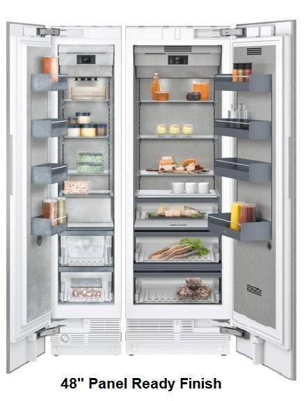 Gaggenau Vario 400 Series 48" Refrigerator & Freezer Columns RC472705 / RF411705