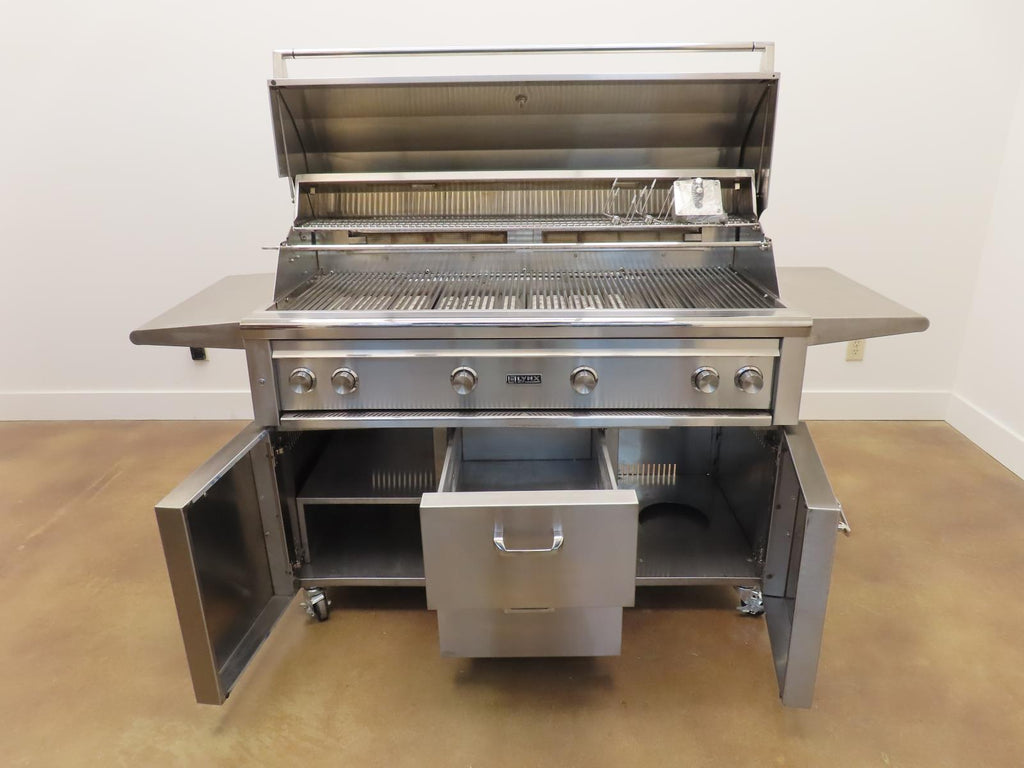 Lynx Professional Grill Series L54TRFNG 54" Freestanding Grill Stainless Steel