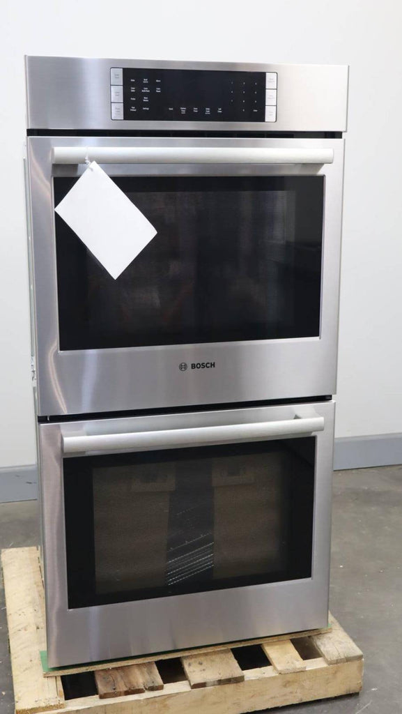 Bosch 800 Series 27" 7.8 cu. ft. EcoClean Double Electric Wall Oven HBN8651UC