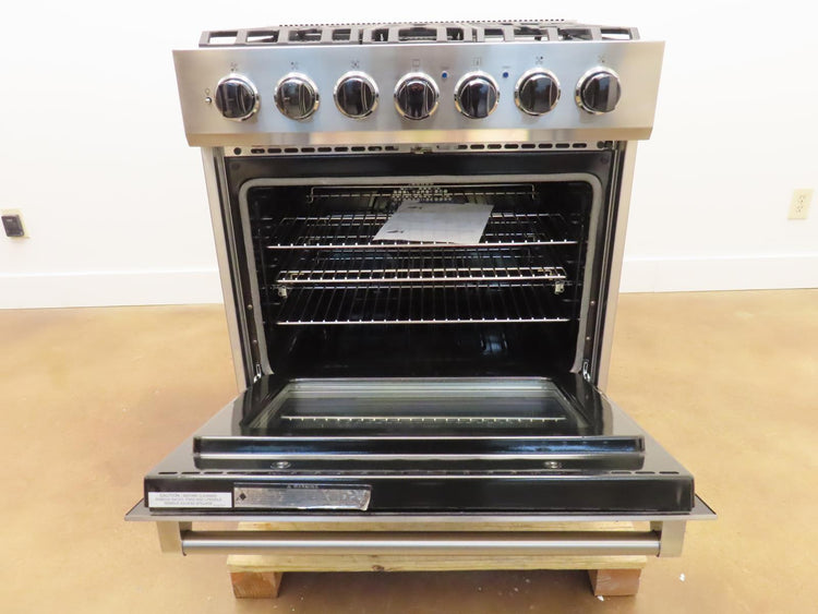 Viking 3 Series 30" 5Burners Freestanding Dual Fuel Range RVDR33025BSS 2018 Model