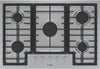 Bosch 30" 500 Series Red LED Light 5 Sealed Burners Gas Cooktop NGM5059UC
