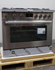 Bosch 800 Series 36" 3.4 Cu.Ft 6 Sealed Burners Freestanding Gas Range HGS8655UC