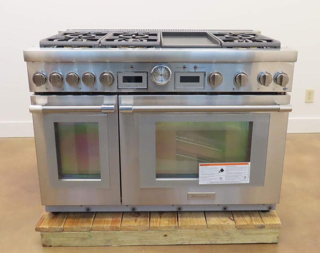 Thermador Pro Grand PRG486WDG 48" 6 Sealed Star Burners Pro-Style Gas Range