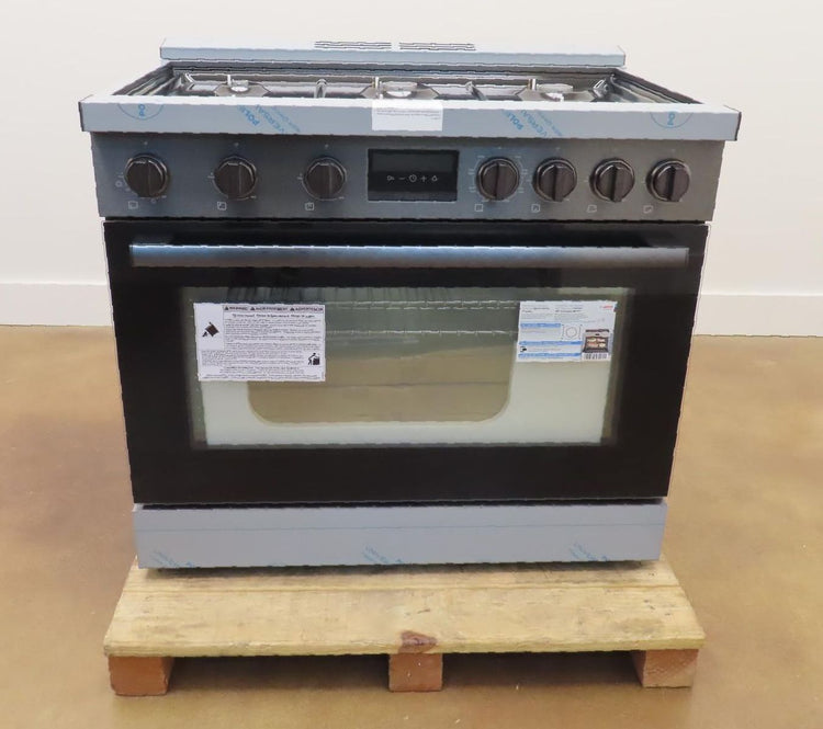 Bosch 800 Series HDS8645U 36" Duel Fuel Range with 6 Sealed Burners Pictures