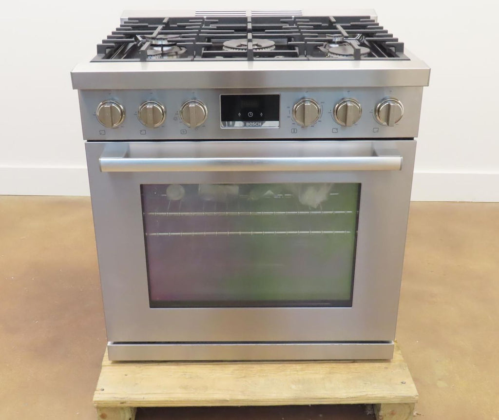 Bosch 800 Series HGS8055UC 30" Stainles Steel Freestanding Gas Range