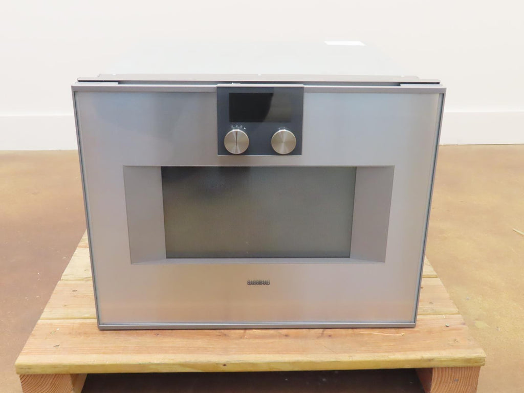 Gaggenau 400 Series BM451710 24" Built-in Convection Microwave Full Warranty