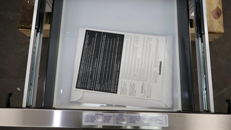 Gaggenau 24" 1.2 cu.ft.Buildt In Stainless Steel Microwave Drawer MW420620 (PRICE CHECK)