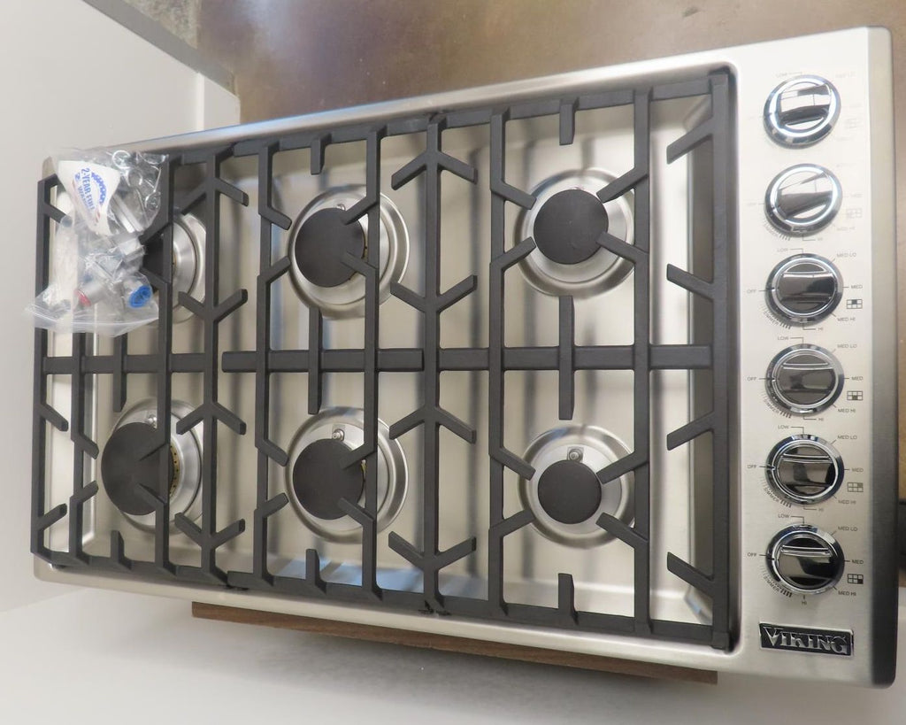 Viking 5 Series VGSU53616BSS 36" Professional 6Burners SS Gas Cooktop 2023 Model