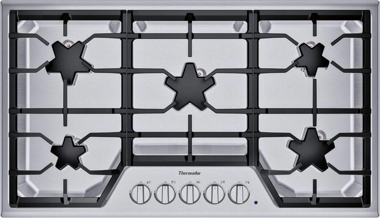 Thermador Masterpiece Series SGS365TS 36" 5 Sealed Burner Gas Cooktop