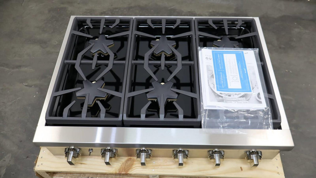 Thermador 36" Professional Series Stainless 6 Sealed Burner Gas Rangetop PCG366W