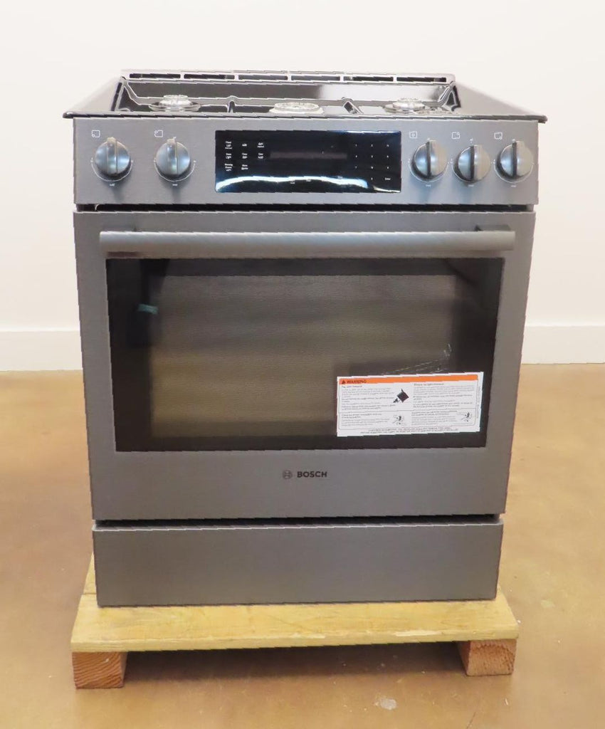 Bosch 800 Series HGI8046UC 30" Slide-In Gas Black Stainless Range Images