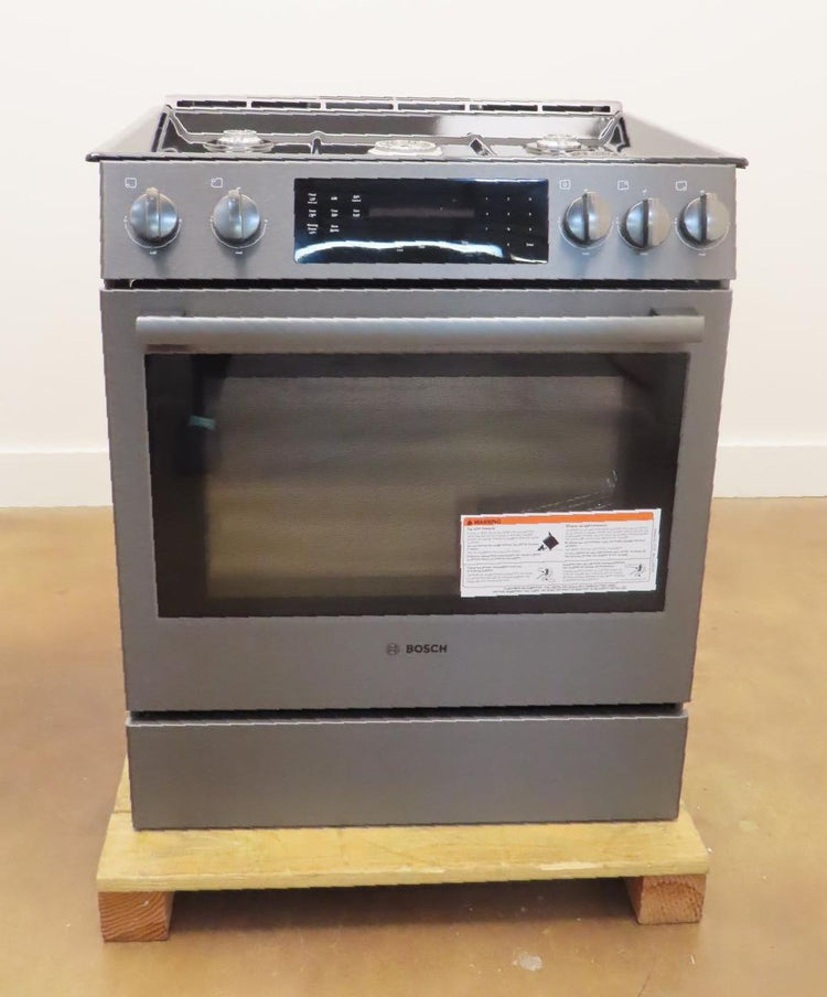 Bosch 800 Series HGI8046UC 30" Slide-In Gas Black Stainless Range Images