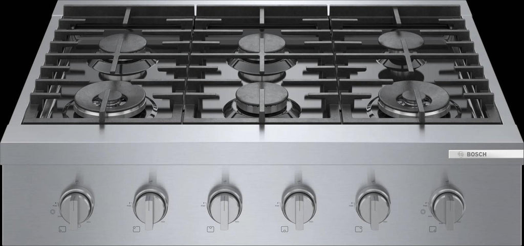 Bosch 800 Series 36" Gas Rangetop Stainless Steel 6 Sealed Burners RGM8658UC