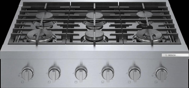 Bosch 800 Series 36" Gas Rangetop Stainless Steel 6 Sealed Burners RGM8658UC
