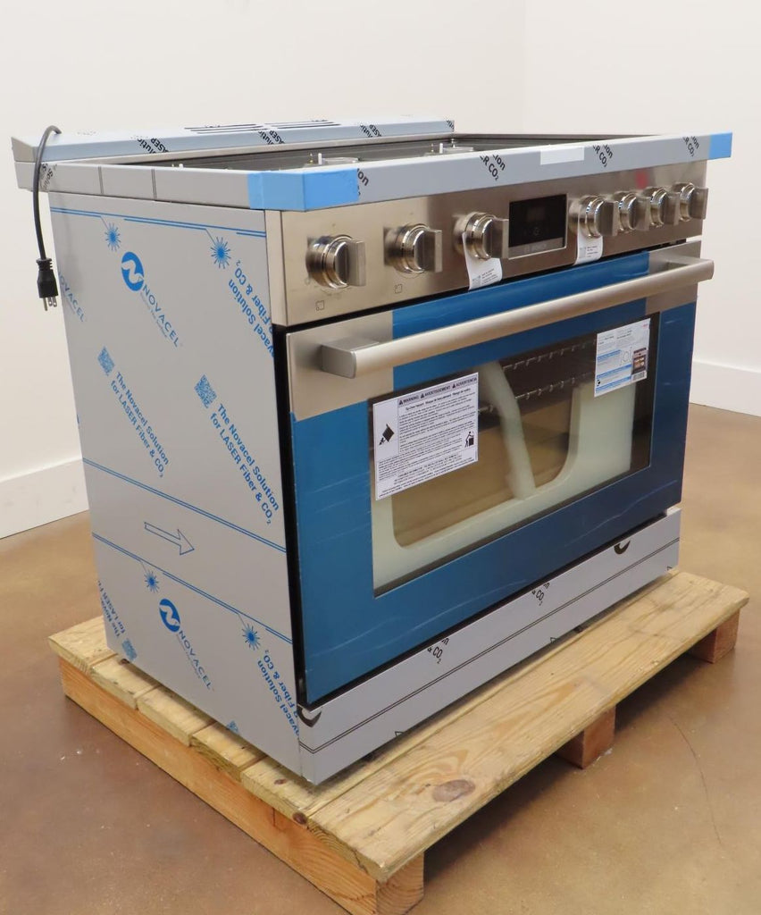 Bosch 800 Series HGS8655UC 36" Stainless Steel Gas Range with 6 Sealed Burners
