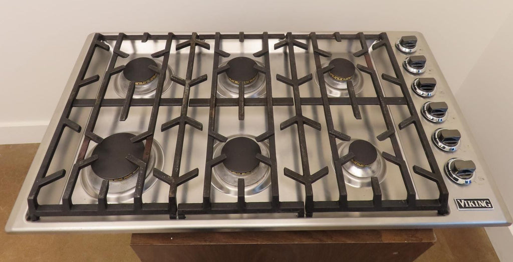 Viking 5 Series VGSU53616BSSLP 36" Professional 6 Burners Gas Cooktop 2024 Model
