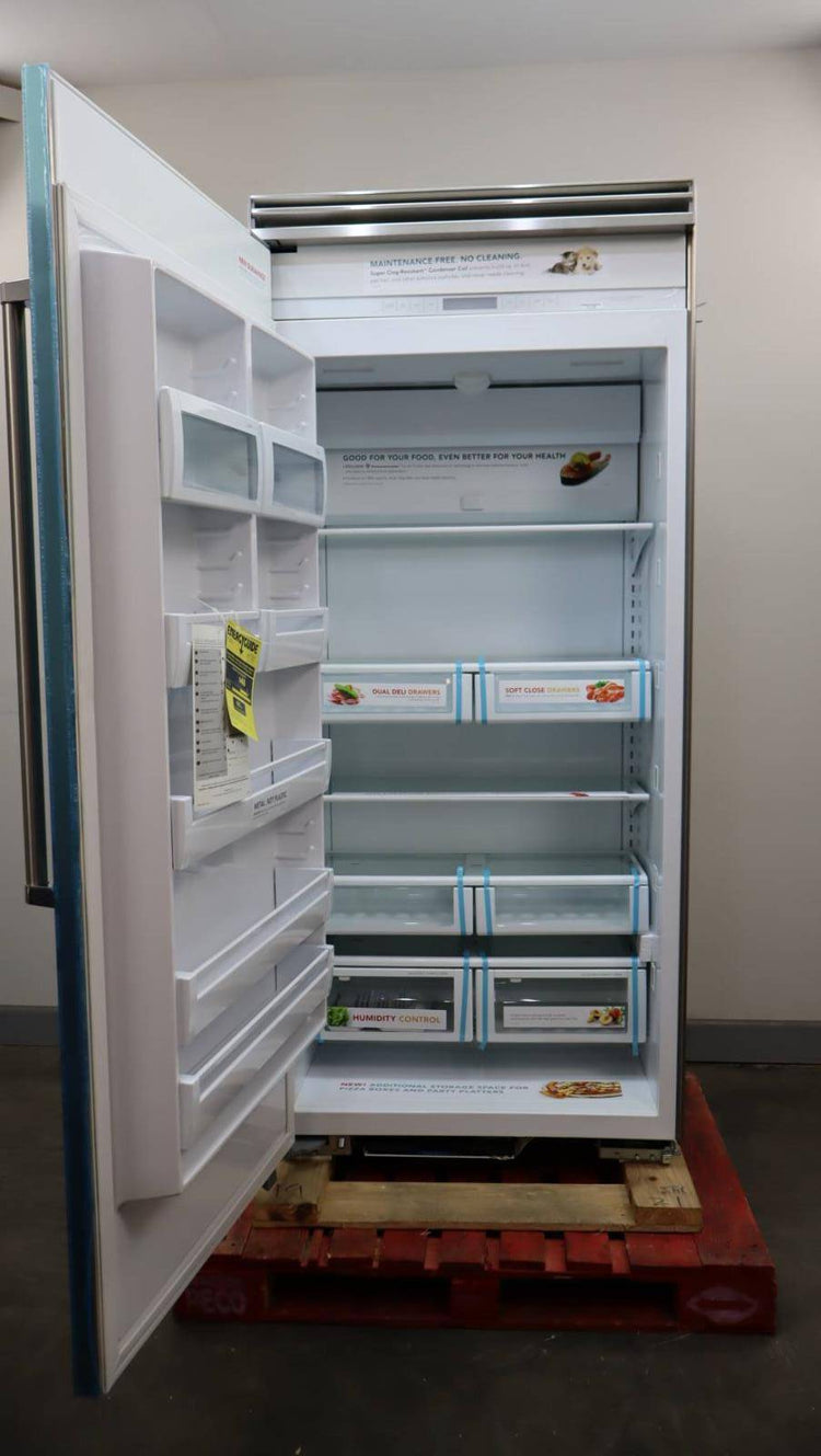 Viking Professional 5 Series 36" Stainless BuiltIn Full Refrigerator VCRB5363LSS