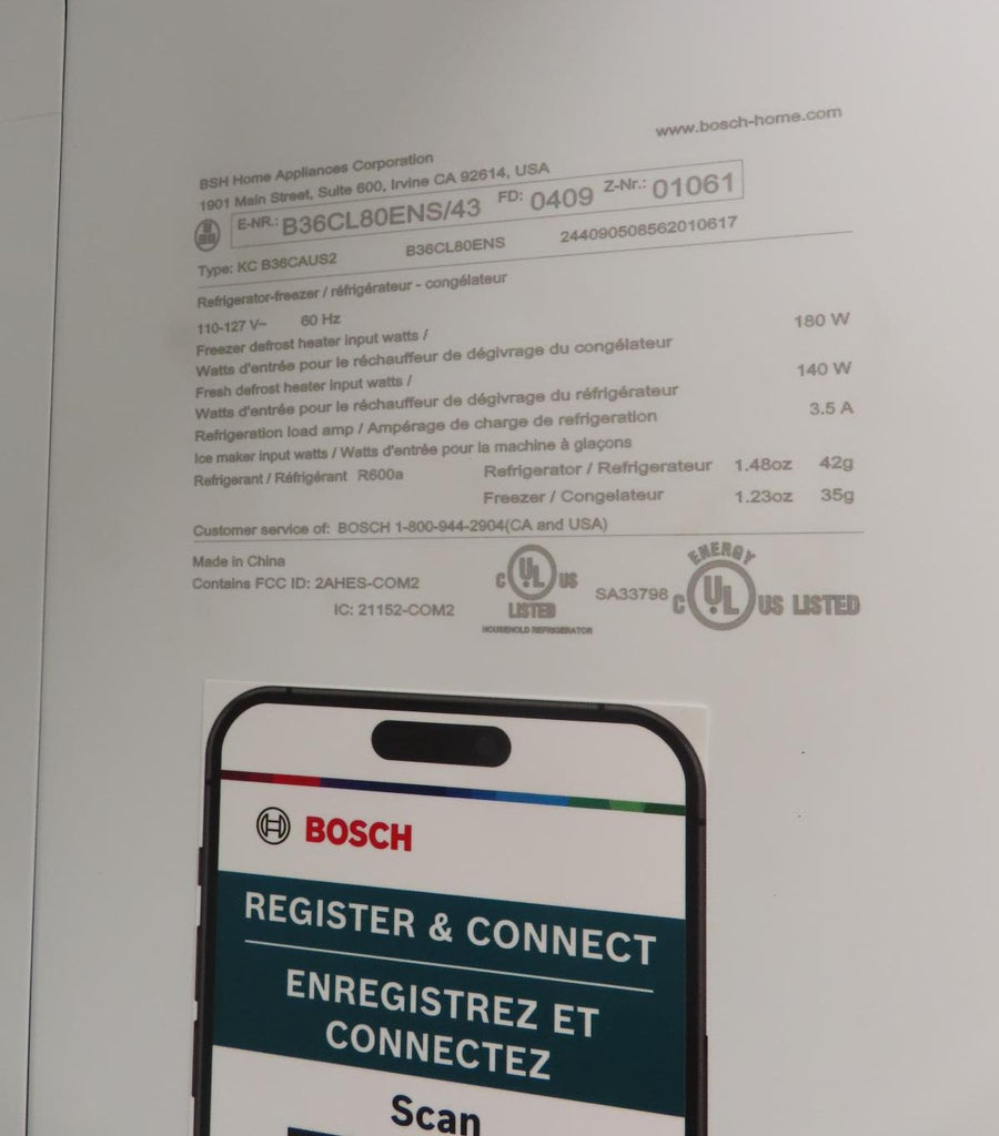 Bosch 800 Series B36CL80ENS 36" Counter Door French Door Refrigerator SeeDetails