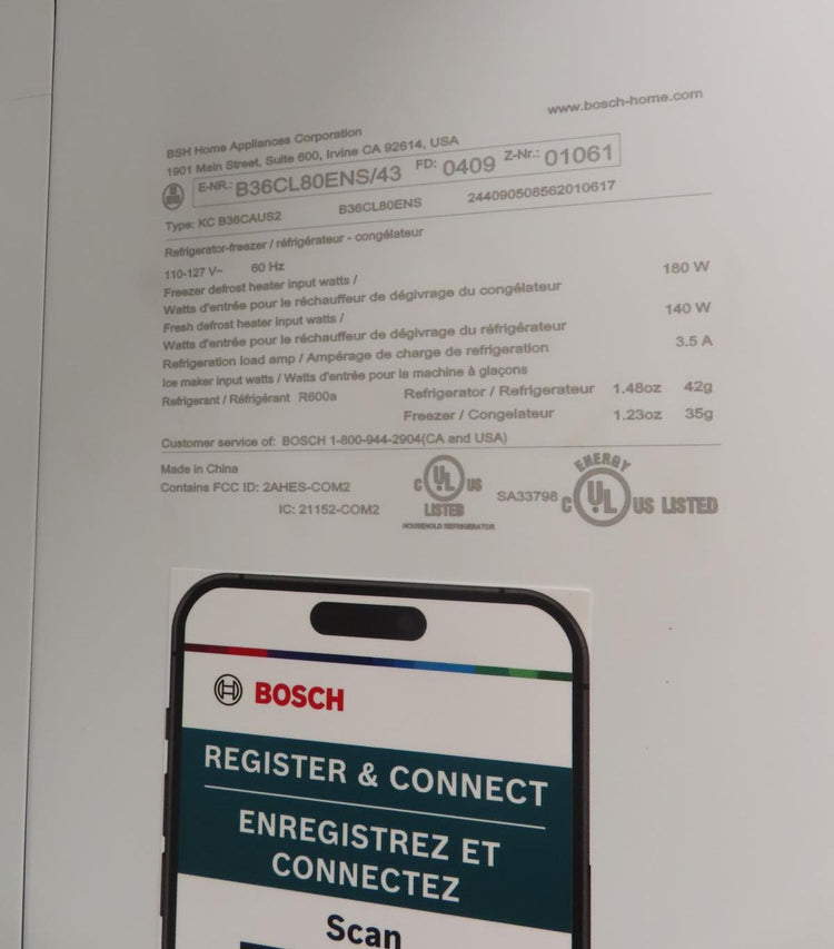 Bosch 800 Series B36CL80ENS 36" Counter Door French Door Refrigerator SeeDetails