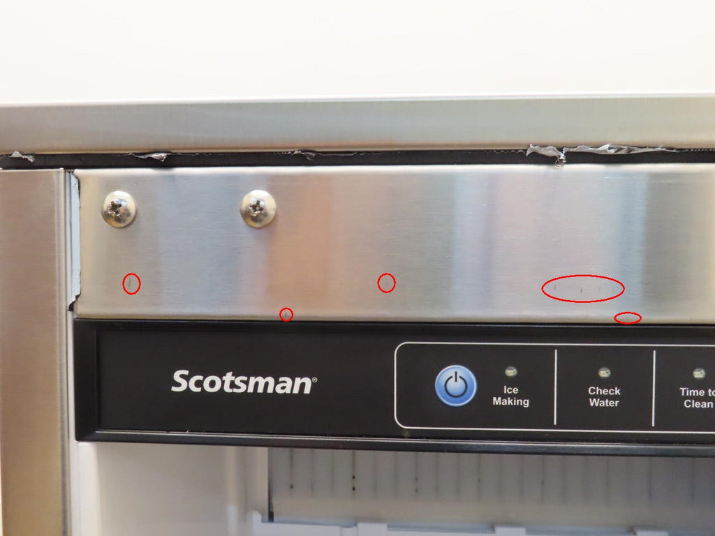 Scotsman Brilliance Series SCCP50MB1SS 15" Undercounter Gourmet Ice Maker Pics