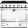 La Cornue 36" Freestanding White Induction Range 3.81 Ft. Oven Cap. C9WNI