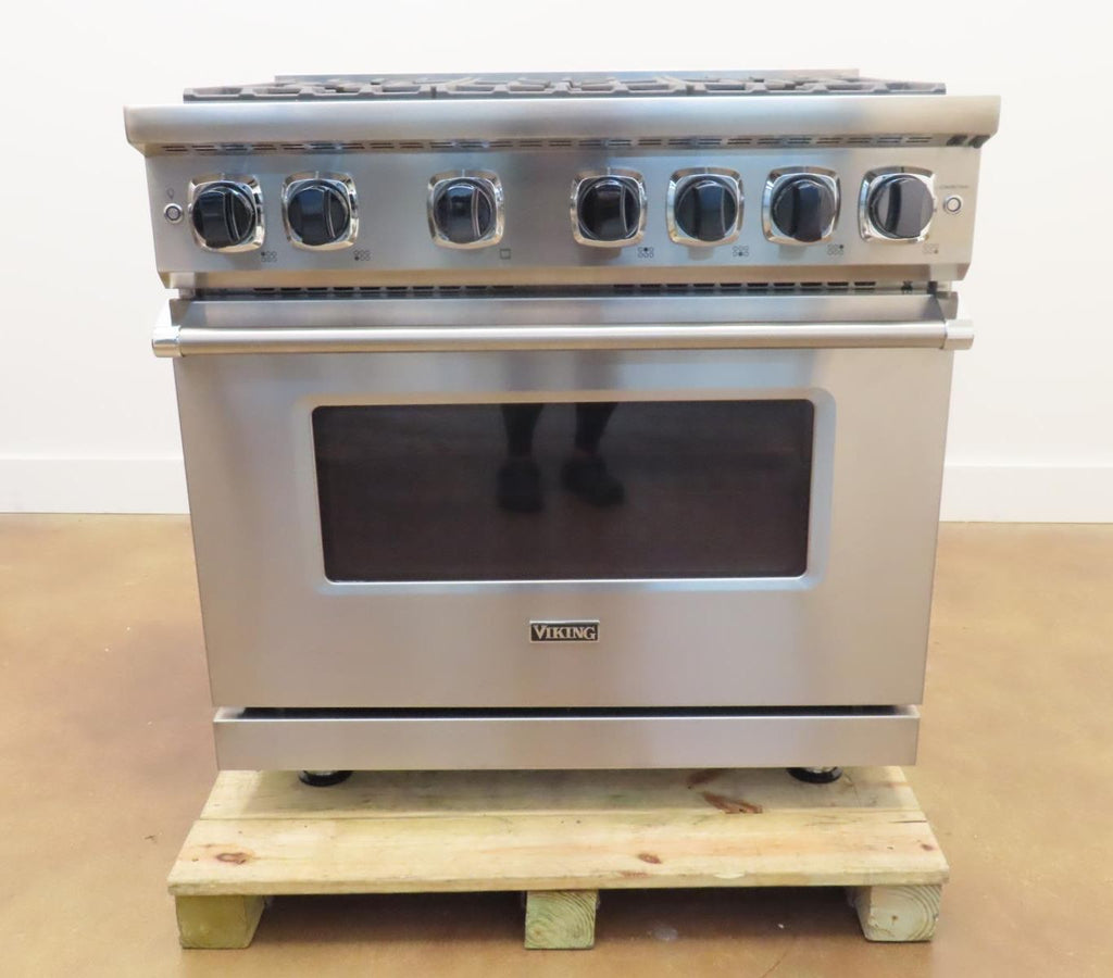 Viking 7 Series VGR73626BSS 36" Sealed Burner Gas Range Stainless S. 2024 Model
