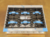 Bosch 800 Series RGM8658UC 36" 6 Sealed Burners Slide-In Gas Rangetop