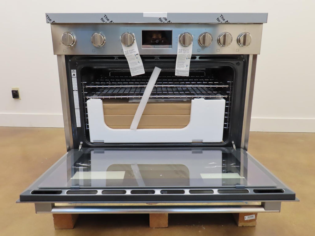 Bosch 800 Series HGS8655UC 36" Stainless  Gas Range with 6 Sealed Burners Images