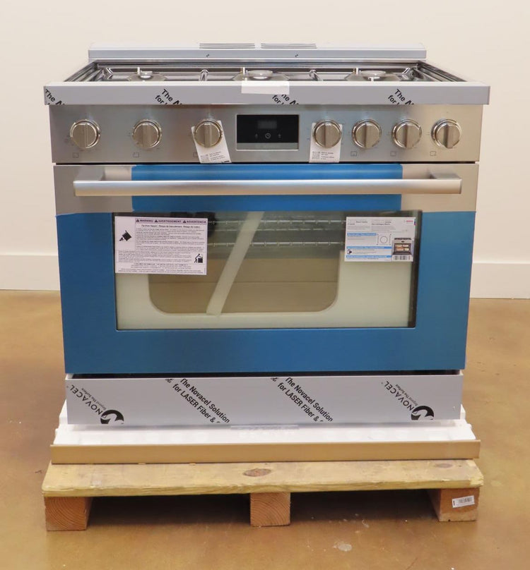 Bosch 800 Series HGS8655UC 36" Stainless  Gas Range with 6 Sealed Burners Images