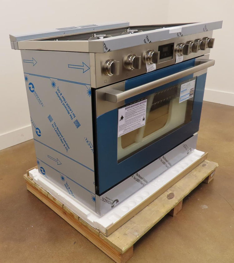 Bosch 800 Series HGS8655UC 36" Stainless  Gas Range with 6 Sealed Burners Images
