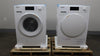 Miele Classic 24" White Front Load Washer and Dryer Set WXD160WCS / TXD160WP