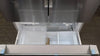 Bosch 800 Series 36" Smart French Door Bottom Mount Refrigerator B36CT81ENS