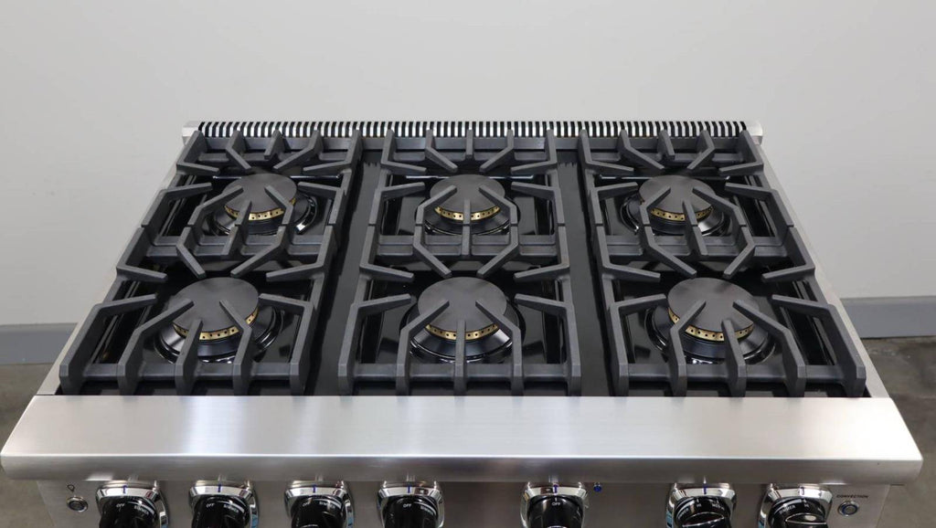 Viking 5 Series 36" Stainless Steel 2021 Pro-Style Gas Range VGR5366BSS