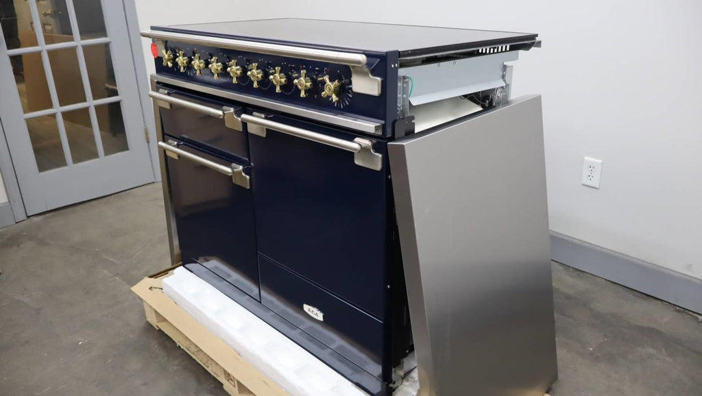 AGA Elise 48" Freestanding Induction Range Triple Oven Indigo/Nic AEL481ININD