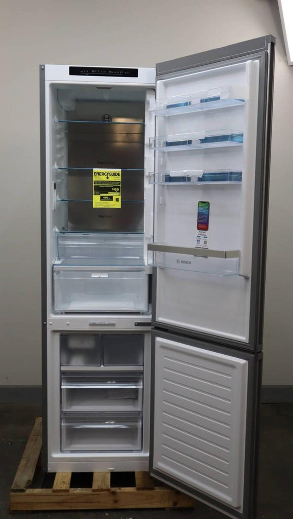 Bosch 24" Freestanding Bottom Freezer 800 Series Smart Refrigerator B24CB80ESS
