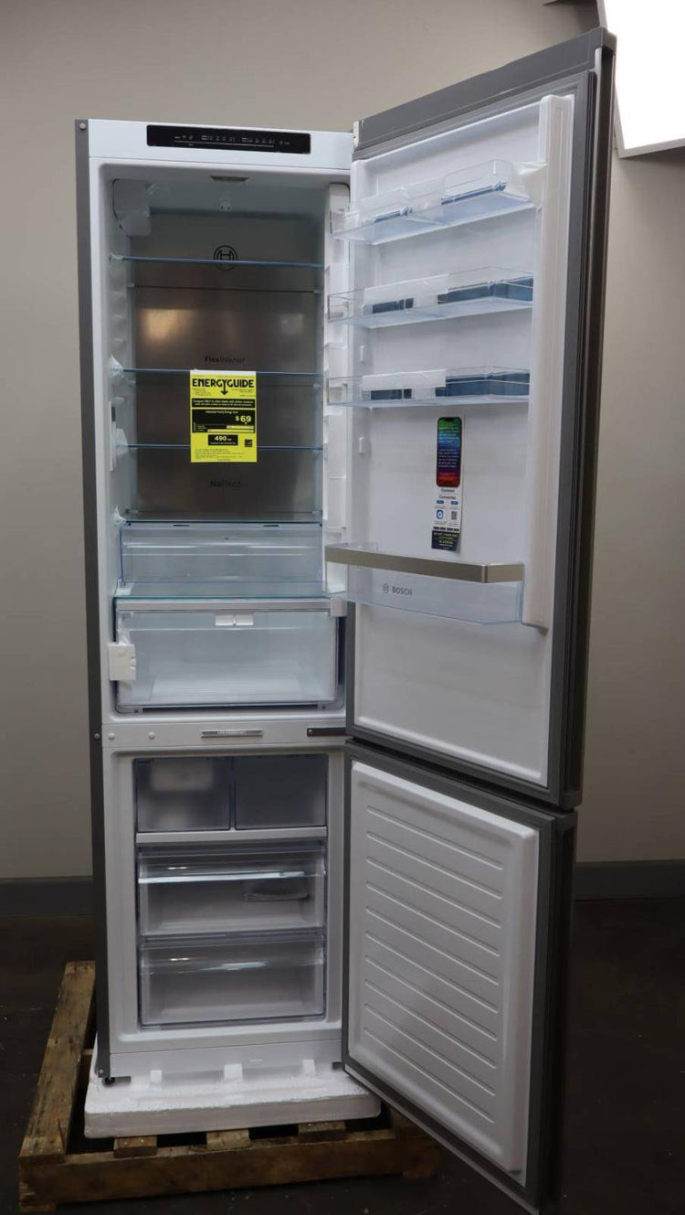 Bosch 24" 800 Series Freestanding Bottom Freezer Smart Refrigerator B24CB80ESS
