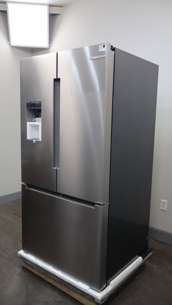 Bosch 100 Series 36" Freestanding French Door SS Smart Refrigerator B36FD10ENS