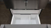 Bosch 100 Series 36" Freestanding French Door SS Smart Refrigerator B36FD10ENS