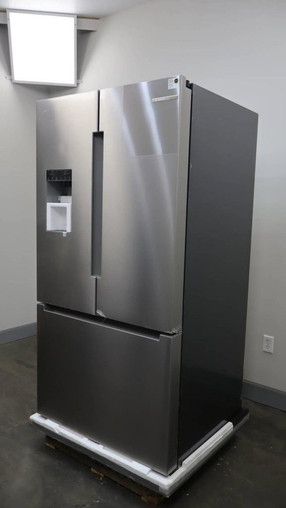 Bosch 100 Series 36" Freestanding French Door Smart Refrigerator B36FD10ENS Pics