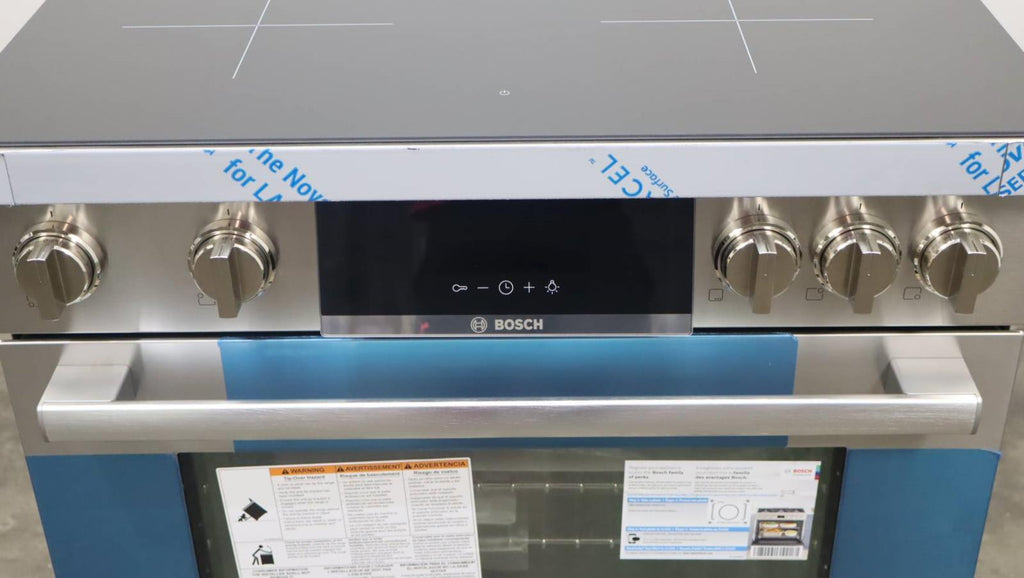 Bosch 30" Stainless Freestanding Induction 800 Series Electric Range HIS8055U