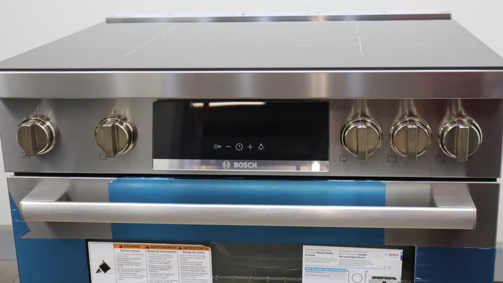 Bosch 30" Stainless Freestanding 800 Series Induction Electric Range HIS8055U