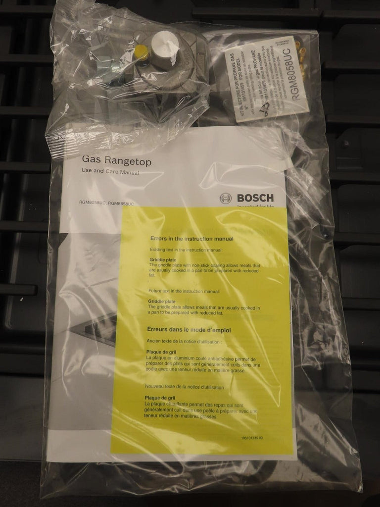 Bosch 800 Series RGM8058UC 30" 4 Sealed Burners Stainless Steel Gas Rangetop IMG