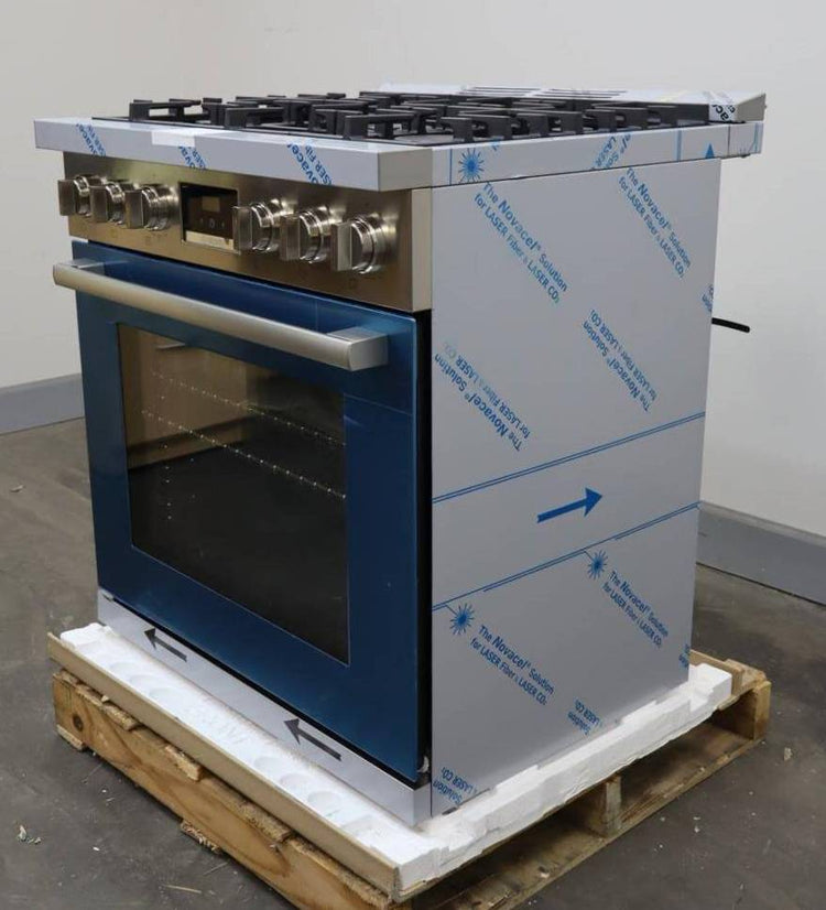 Bosch 30" 5 Burner 3.6 Cu.ft SS Freestanding Gas  800 Series Range HGS8055UC