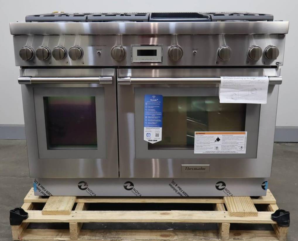 Thermador 48" Pro Harmony Home Connect Freestanding Dual Fuel Range PRD486WDHU