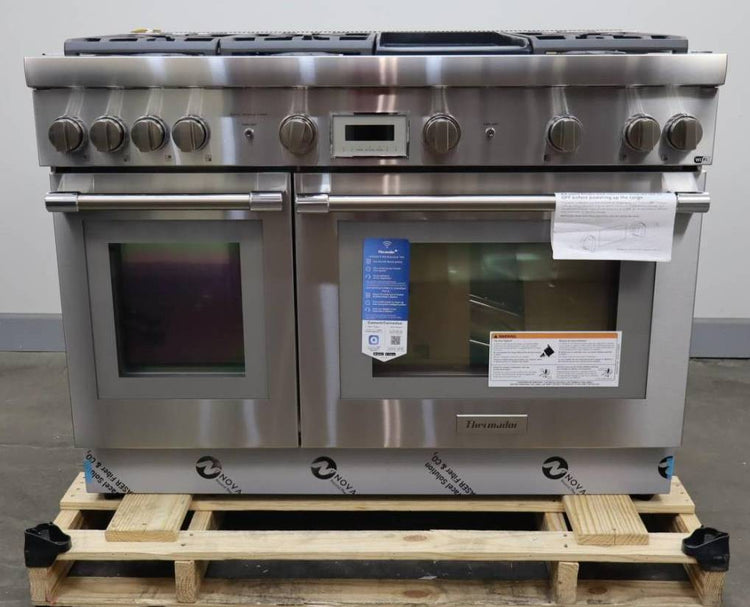 Thermador 48" Pro Harmony Home Connect Freestanding Dual Fuel Range PRD486WDHU