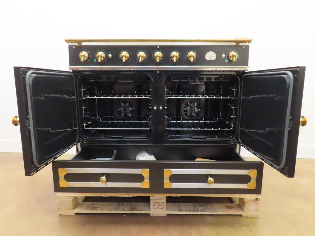 La Cornue CornuFe 110 C1NF 43" Matte Black Freestanding Dual Fuel Range 5 Burner