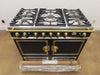 La Cornue CornuFe 110 C1NF 43" Matte Black Freestanding Dual Fuel Range 5 Burner