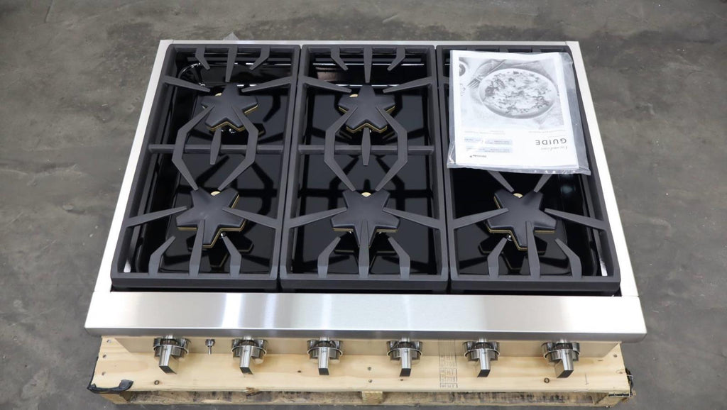 Thermador 36" Stainless 6 Sealed Burner Professional Series Gas Rangetop PCG366W