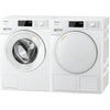Miele Classic 24" White Front Load Washer and Dryer Set WXD160WCS / TXD160WP