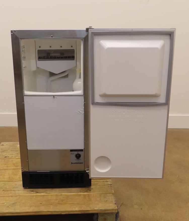 Scotsman DCE33A1SSD 15" 30 lbs Gravity Drain Under Counter Panel R. Ice Maker